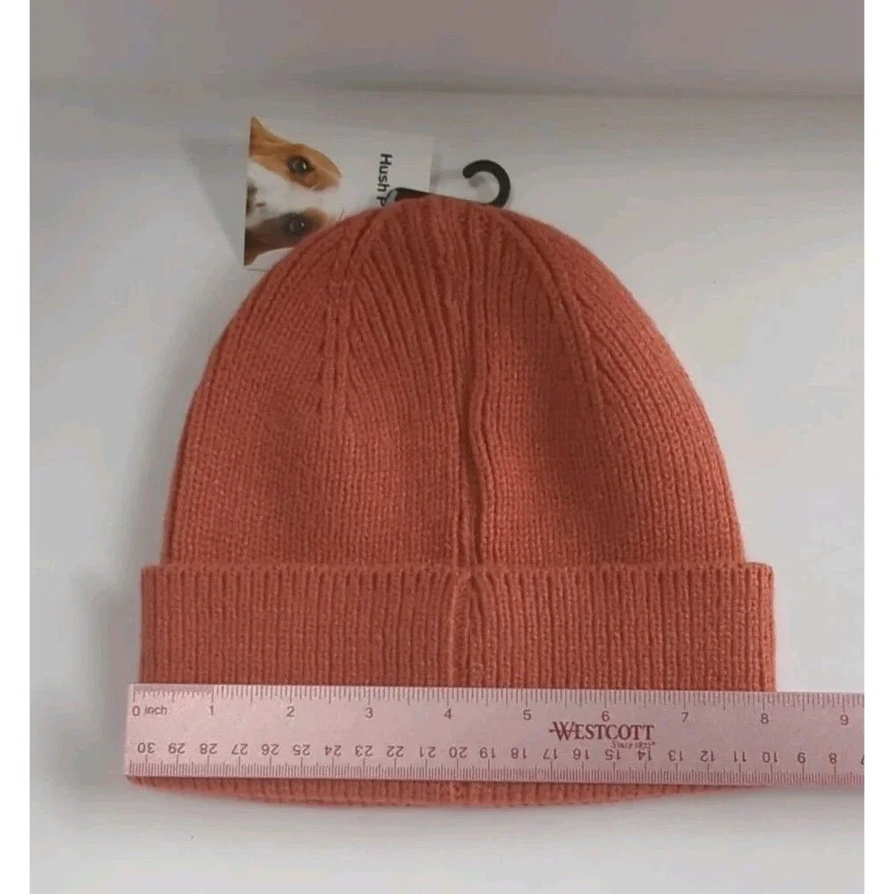 NWT Hush Puppies Cuffed Beanie One Size Orange Ginger Spice Snowboarding - Picture 7 of 9